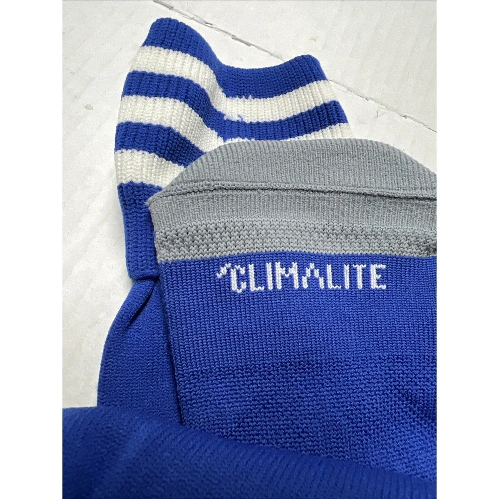 Adidas‎ Soccer Copa Zone Cushion Climalite Socks Unisex SZ SM Blue/Gray/White